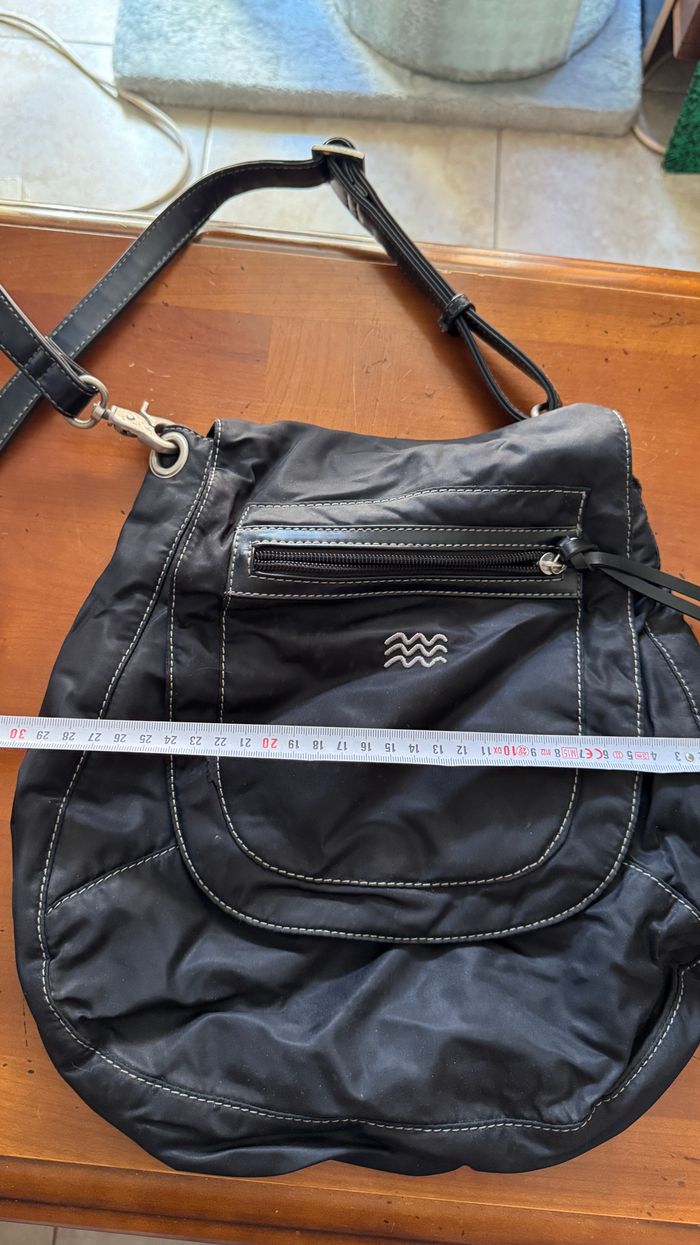 Sac noir en tissus - photo numéro 2