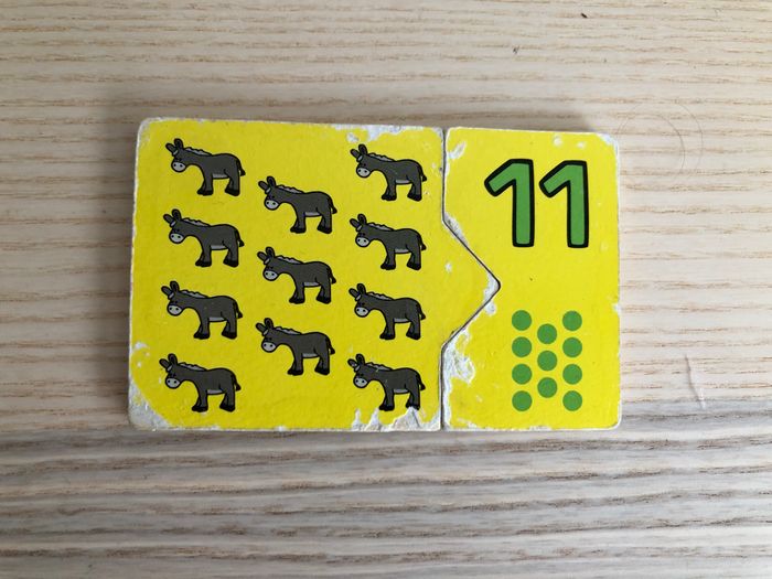 Chiffres en animaux (jeu en bois) - photo numéro 3