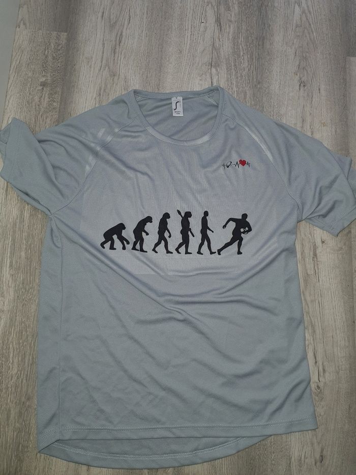 T-shirt évolution rugby