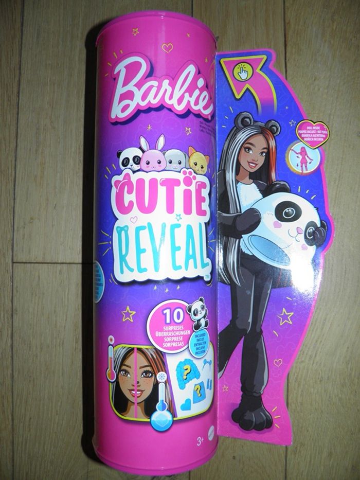 Barbie Cutie Reveal Panda (Mattel) + boîte Collector