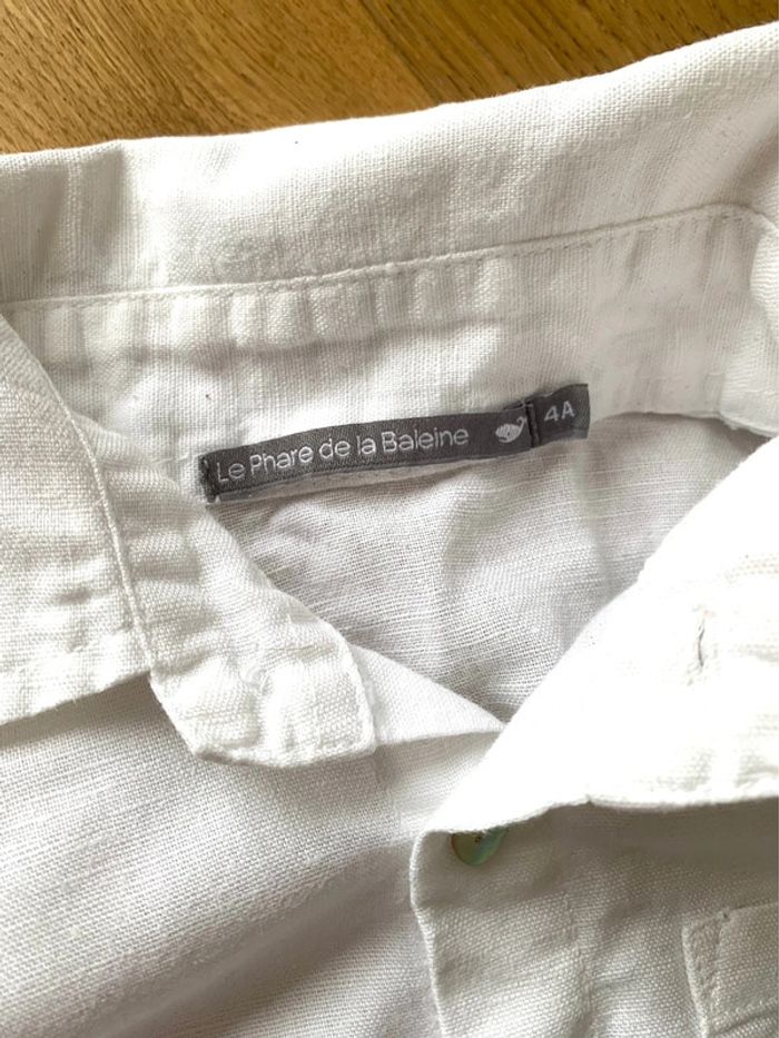 Chemise lin garçon taille 4 ans - photo numéro 3