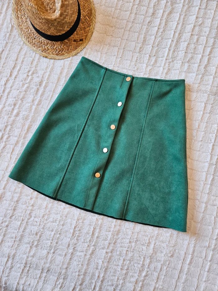 Jupe trapèze verte taille 36 Lili et Lala - photo numéro 5