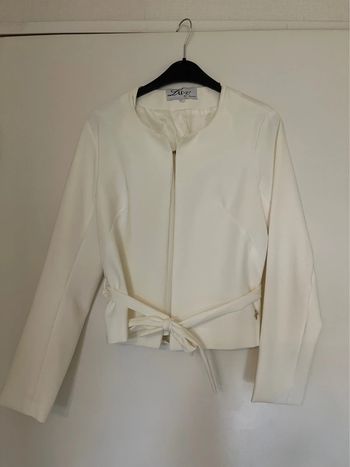 Blazer blanc cassé