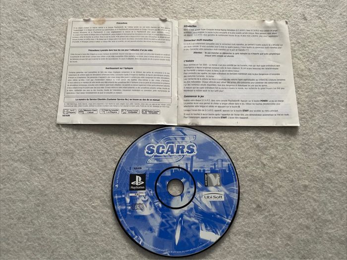 SCARS Jeu Playstation 1 PS1 - CD Et Notice FR - photo numéro 3