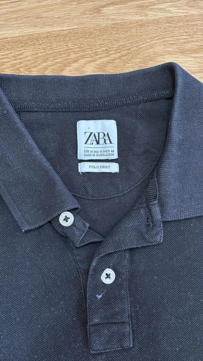 Polo Zara Noir - photo numéro 2