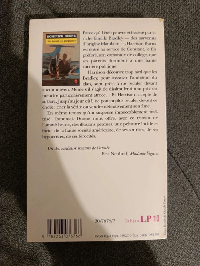 Une saison au purgatoire - Dominici Dunne - photo numéro 2