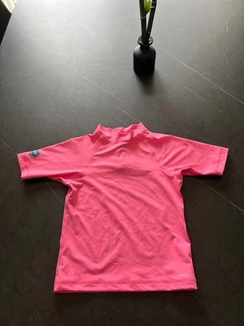T-shirt UV rose fluo neuf