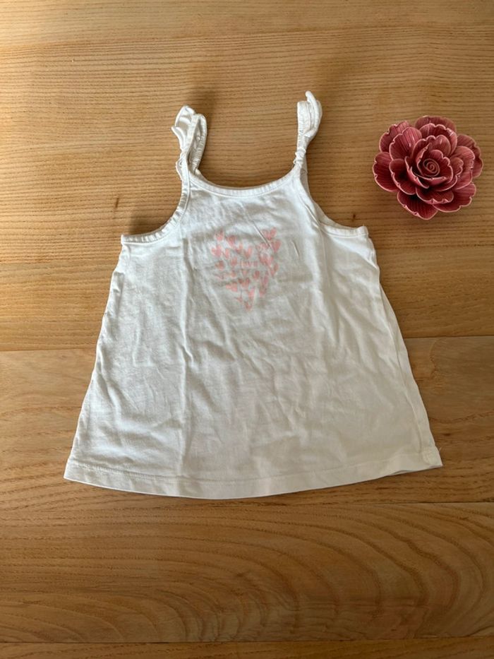 Débardeur blanc orchestra 36 mois