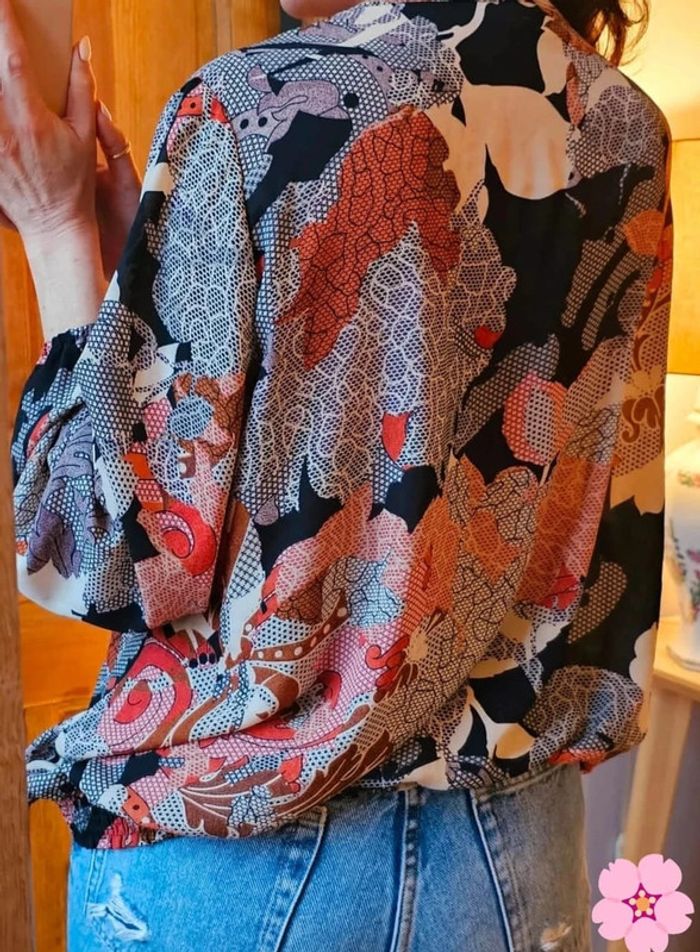 Blouse fluide vintage oversize - photo numéro 2