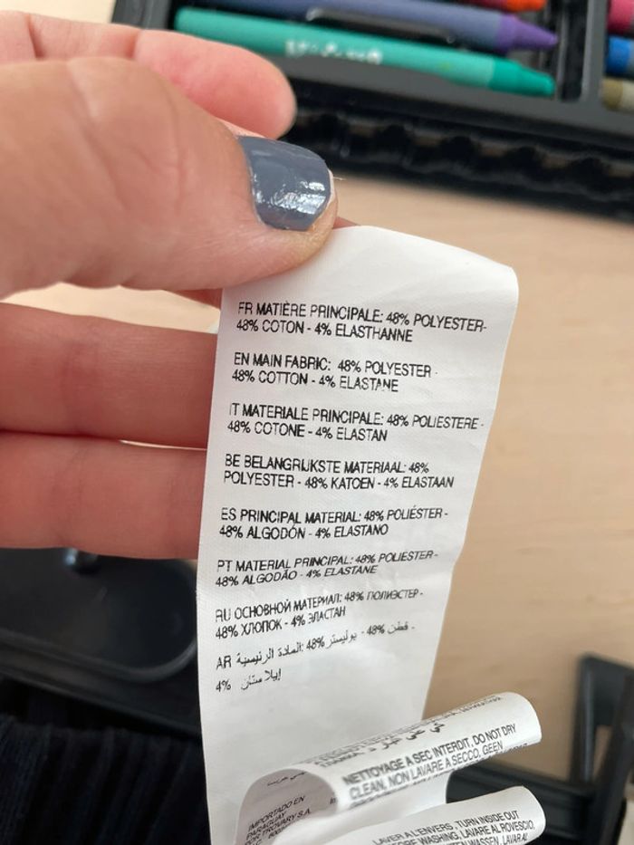 Pantalon jambe large noir - photo numéro 4