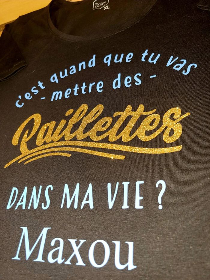 Tee-shirt personnalisé XL - photo numéro 3