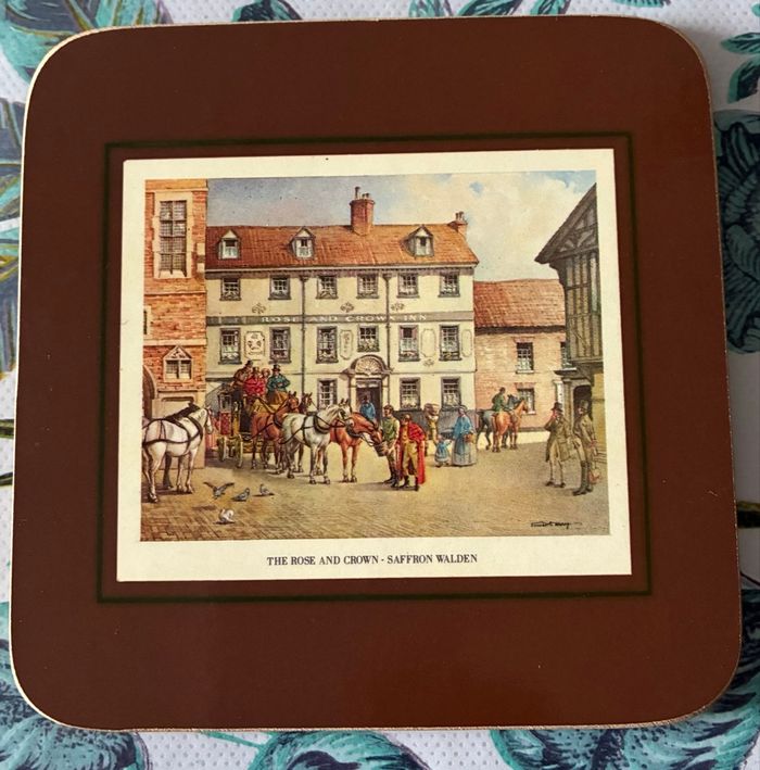 Six élégants dessous de verre vintage - photo numéro 6