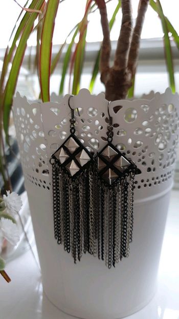 Boucles d oreilles acier