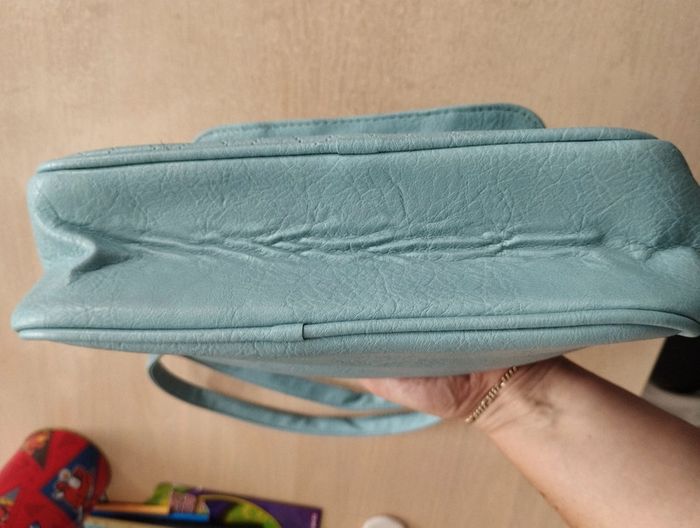 Sac bleu turquoise - photo numéro 5