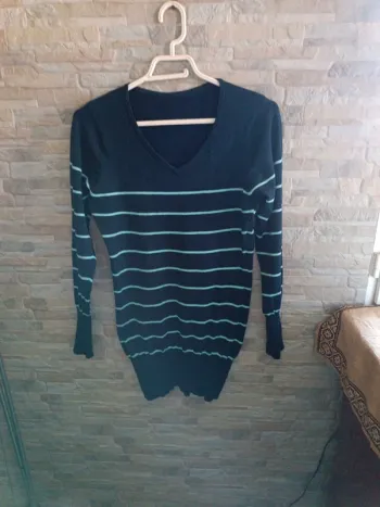 Pull long marine turquoise 36