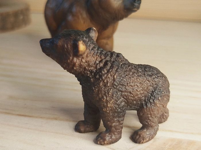 PAPO Schleich Ours brun et son ourson Figurine animal de la forêt - photo numéro 4