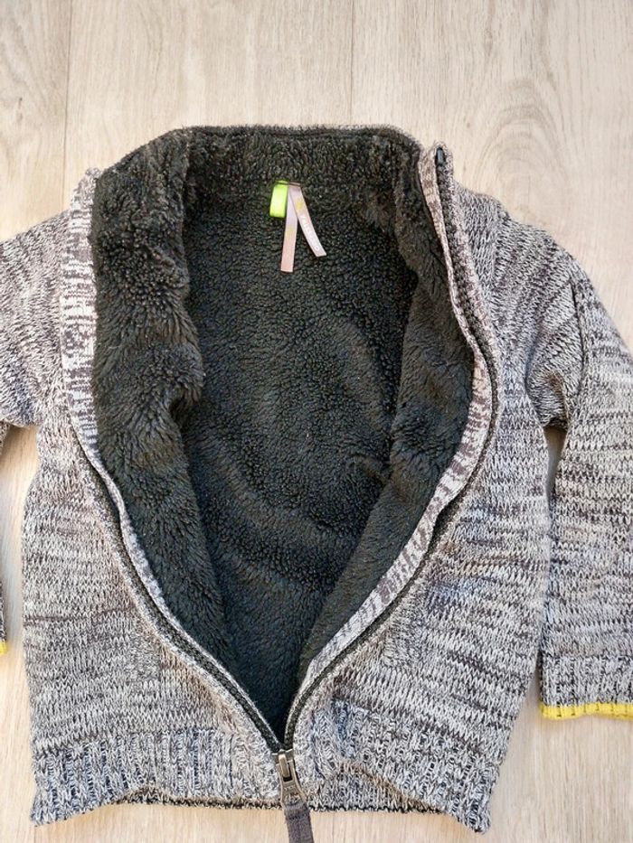 Gilet veste fourré 18M - photo numéro 2