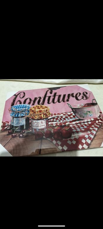 Magnifique cadre vintage, décoration murale pour cuisine.