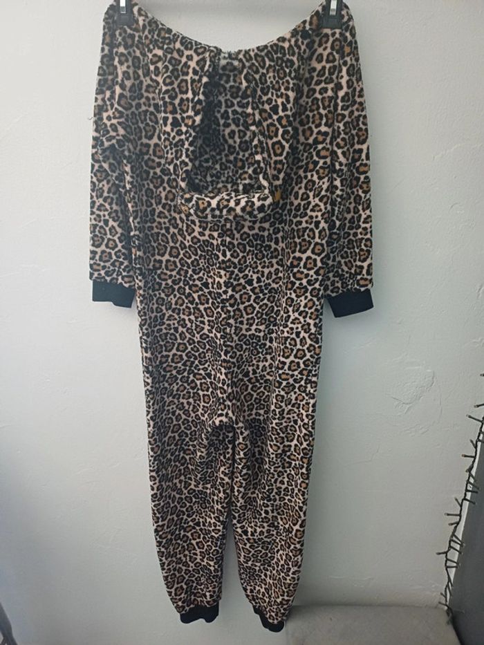 Combipyjama panthère noir et marron - photo numéro 2
