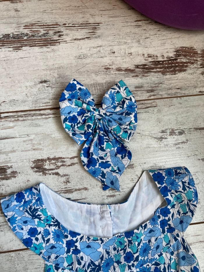 Robe Liberty Jacadi poppy and daisy bleu - photo numéro 3