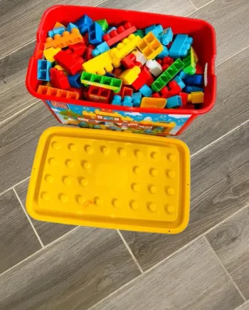 Caisse complète mega blocks enfant jeu construction