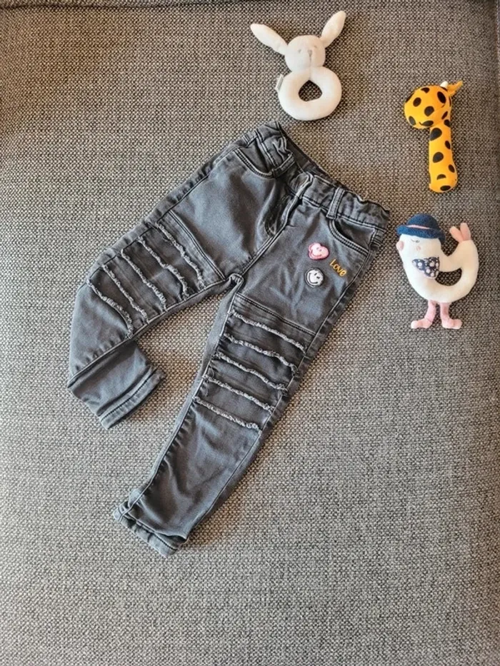 Jean effet destroy fille 3 ans