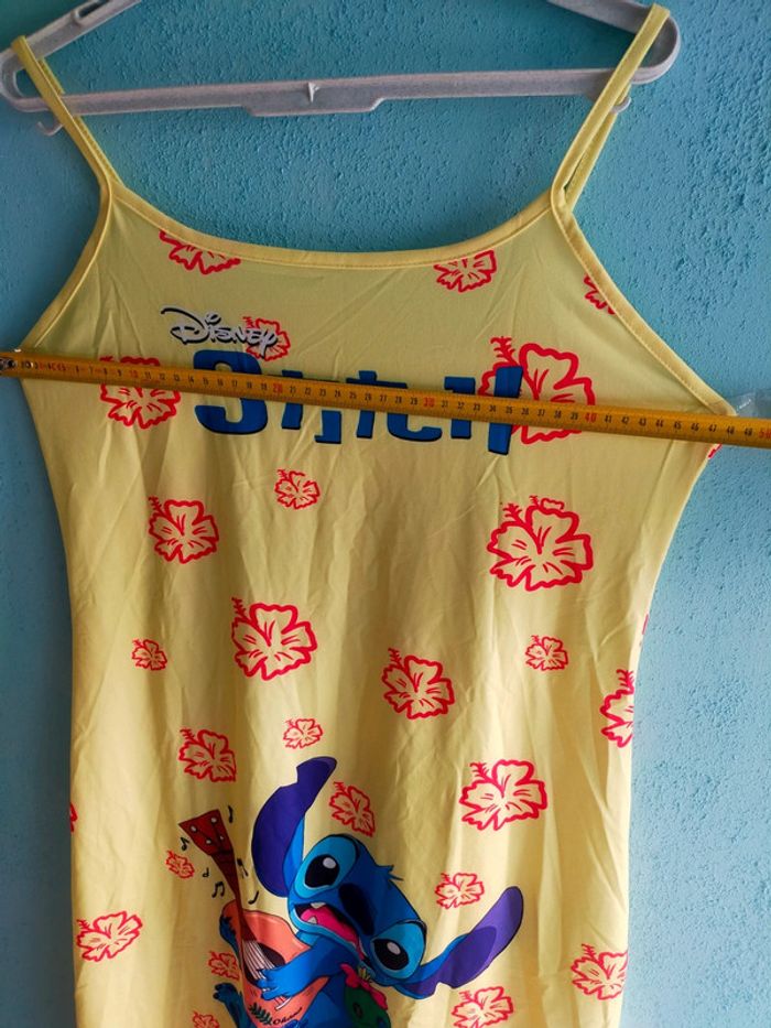 🌸 Robe d’été à bretelles imprimé Stitch – Taille L – Neuve 🌸 - photo numéro 6