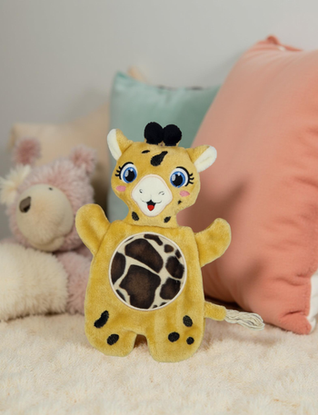 Joli doudou plat Girafe