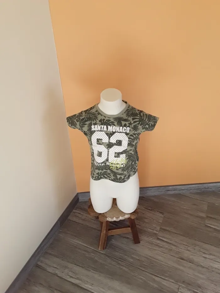 Tee shirt manches courtes 98/104 cm