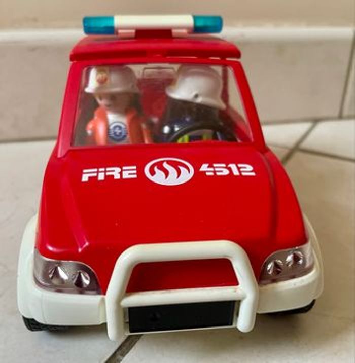 Playmobil - pompiers - voiture, remorque et bateau - photo numéro 6