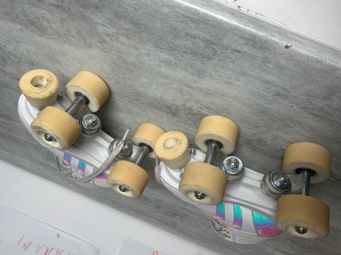 rollers pains à roulettes enfant oxelo taille 32 - photo numéro 5
