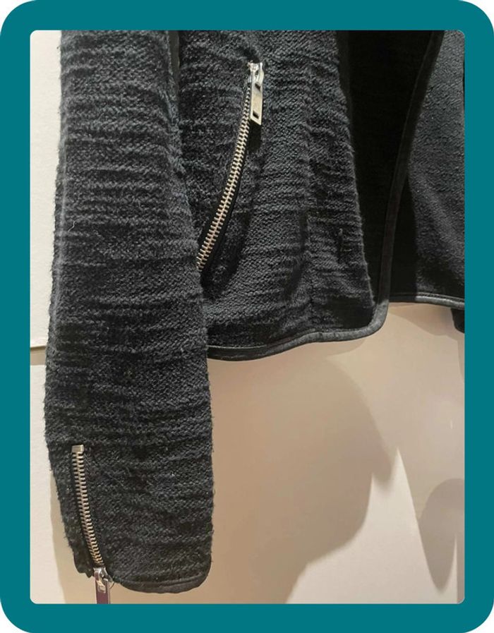 Perfecto simple noir unis avec poches - S - photo numéro 7