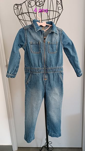 Salopette en jeans Vertbaudet 
