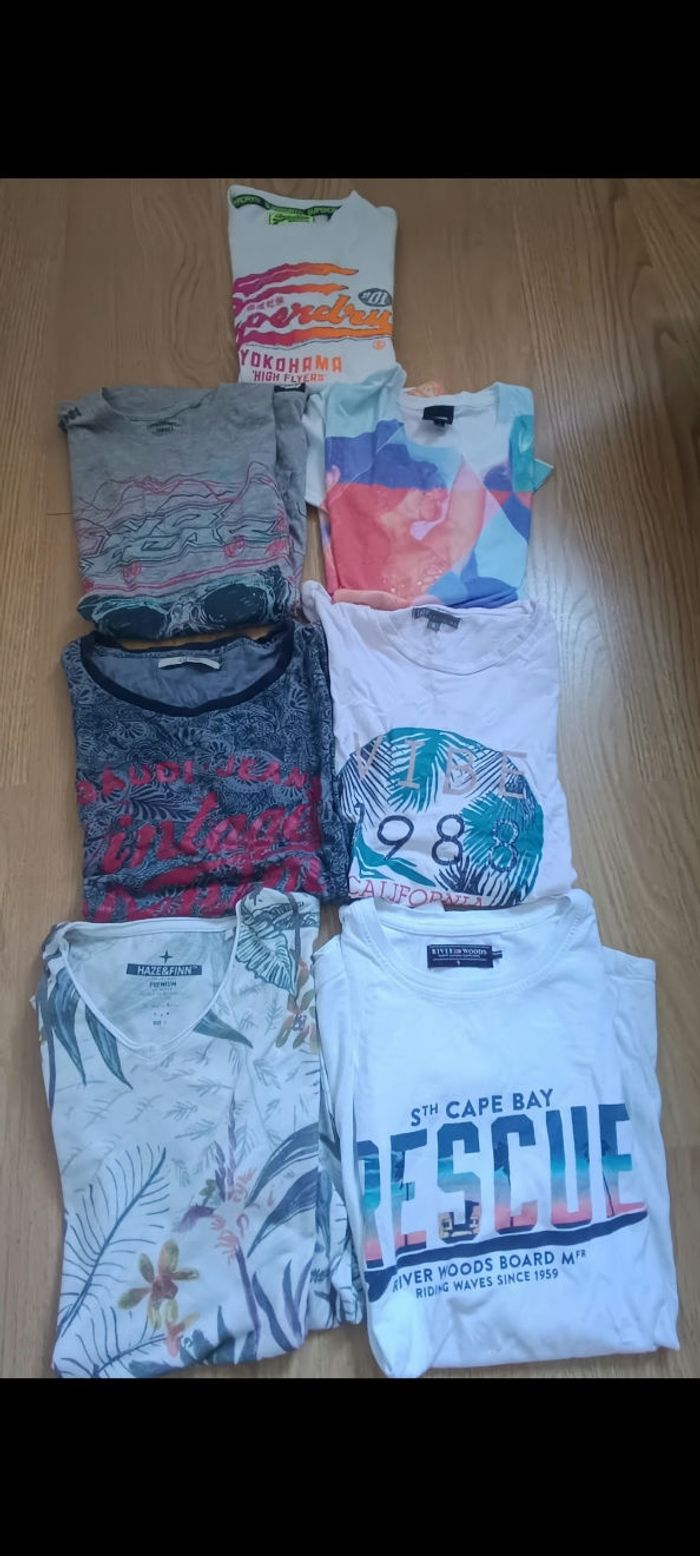 Lot tee-shirts homme