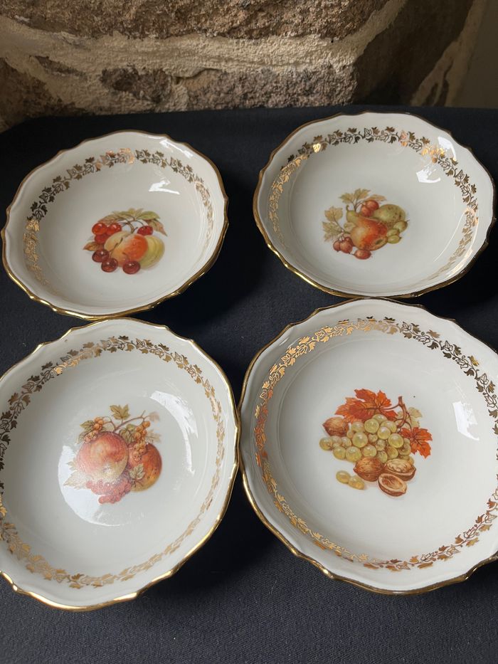 Lot de 4 petites coupelles CNP Porcelain de Luxe Vintage - photo numéro 8