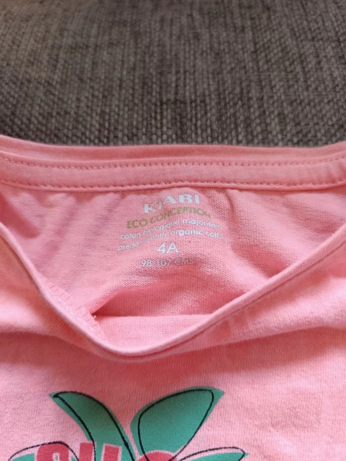 T shirt manches courtes Kiabi 4 ans - photo numéro 3