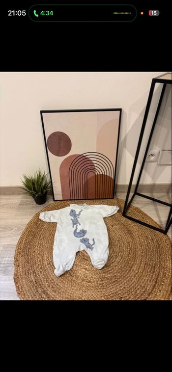 Pyjama bébé garçon taille 1 mois 