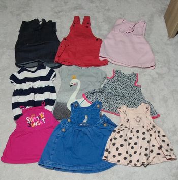 Lot robes 6 mois