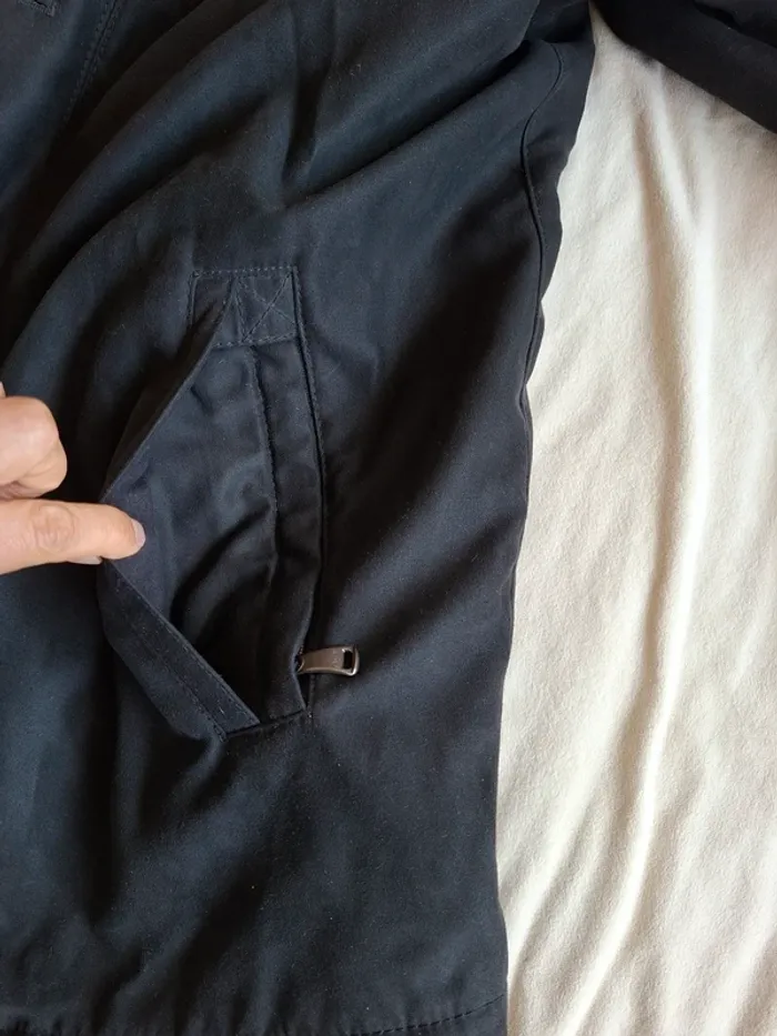 1 manteau homme avec doublure gris /noir taille 48, de nombreuses poches, en parfait état - photo numéro 9