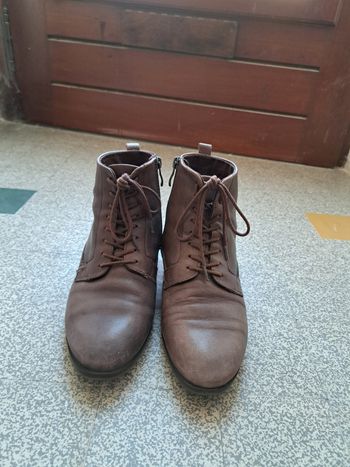 Bottine femme cuir