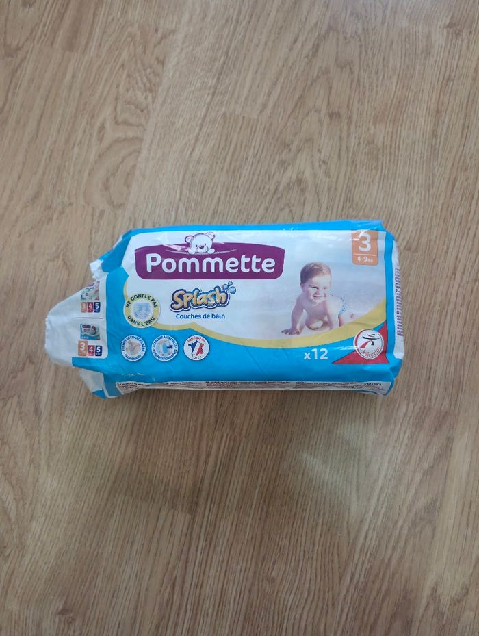 11 couches de bain Pommette Spash taille 3, 4-9kg - photo numéro 3