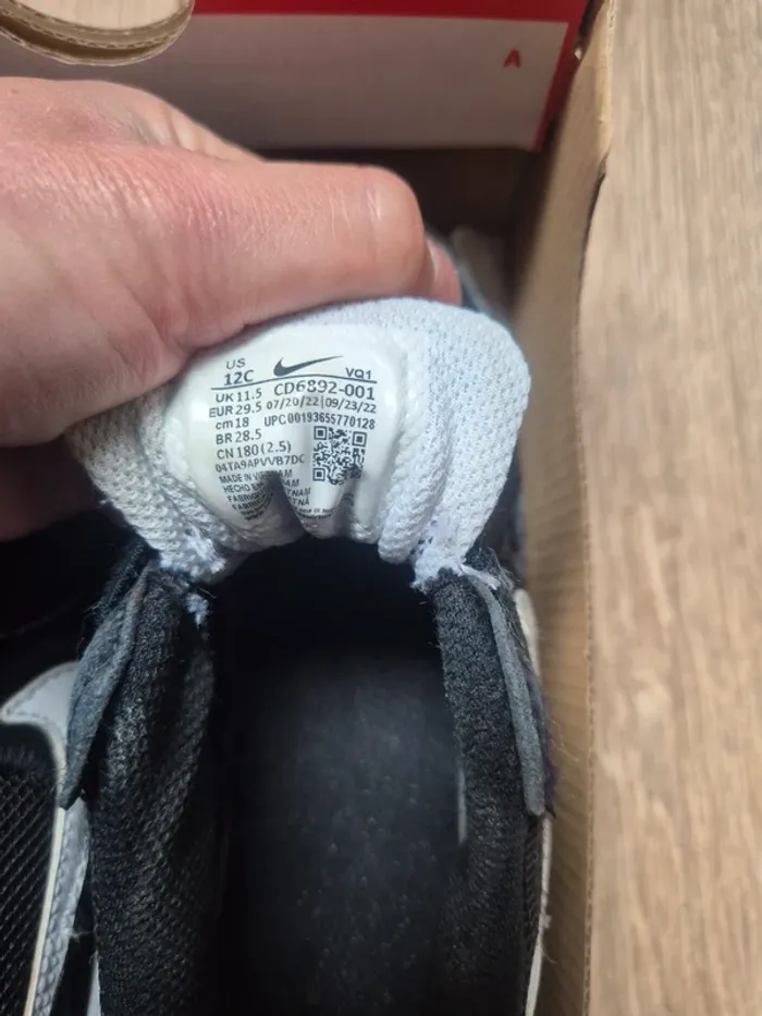 Chaussures baskets nike air max excee pointure 29,5 - photo numéro 7