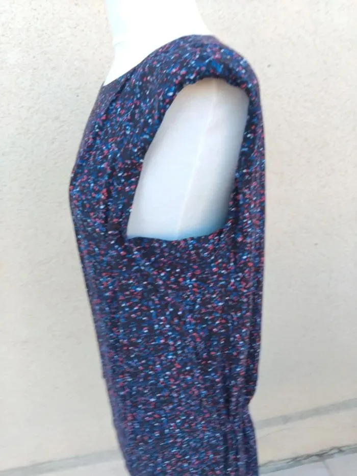 Robe  atypique Comptoir des cotonniers t42 100% viscose - photo numéro 8