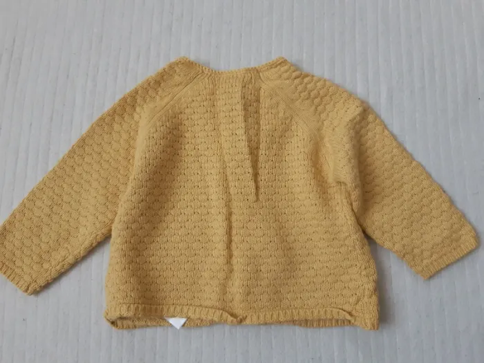 Gilet en maille jaune 68 cm Primark - photo numéro 5