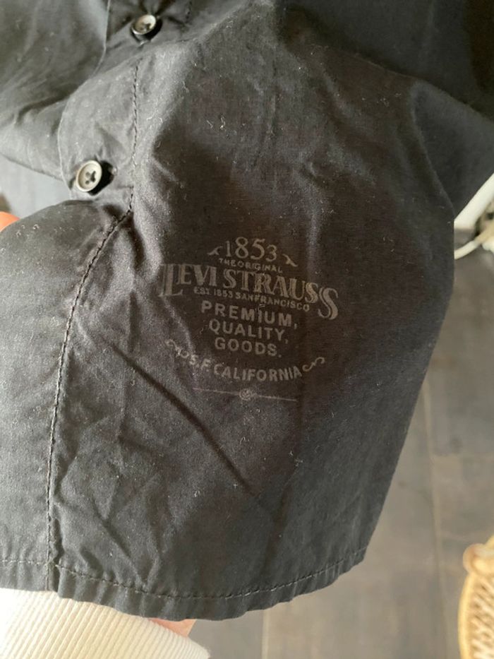 Chemise Levi’s noire homme taille L manches longues - photo numéro 8