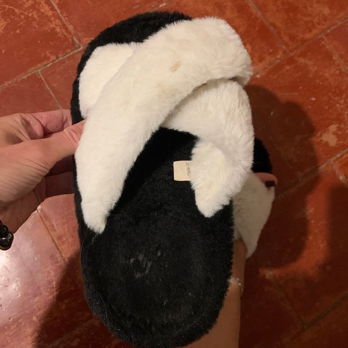 Chaussons pantoufles en fourrure - photo numéro 2