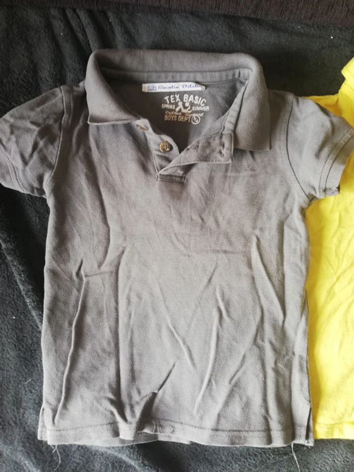 Lot 2 polos manches courtes 3/4 ans - photo numéro 2