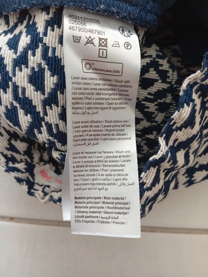 Gémo - short taille 24 mois | bleu et blanc - printemps été - photo numéro 5