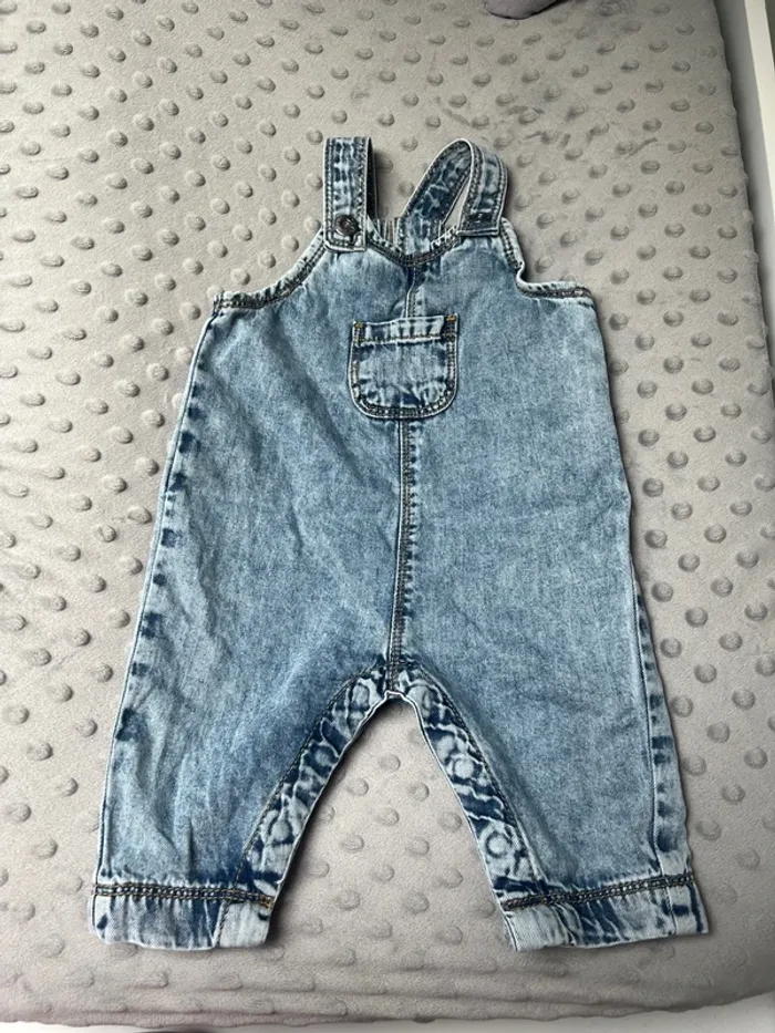 salopette jeans bébé - photo numéro 2