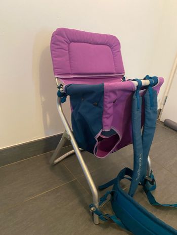 Porte bébé randonnée  portage bébé lafuma vintage